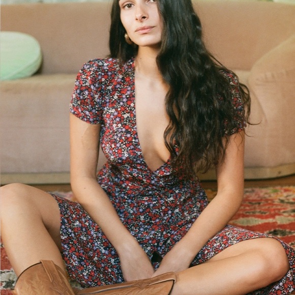 Réalisation Par - The Teale Dress in Wildflower - Picture 6 of 7